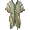 Poncho mit Gürtel