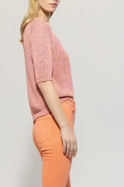 Pullover aus Leinen-Mix