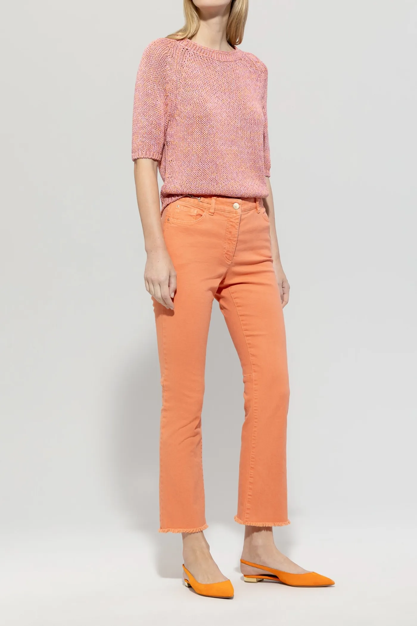 Pullover aus Leinen-Mix
