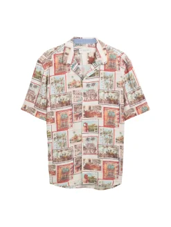 Regular Fit Kurzarmhemd im Hawaii-Look