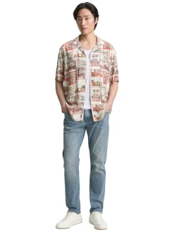 Regular Fit Kurzarmhemd im Hawaii-Look