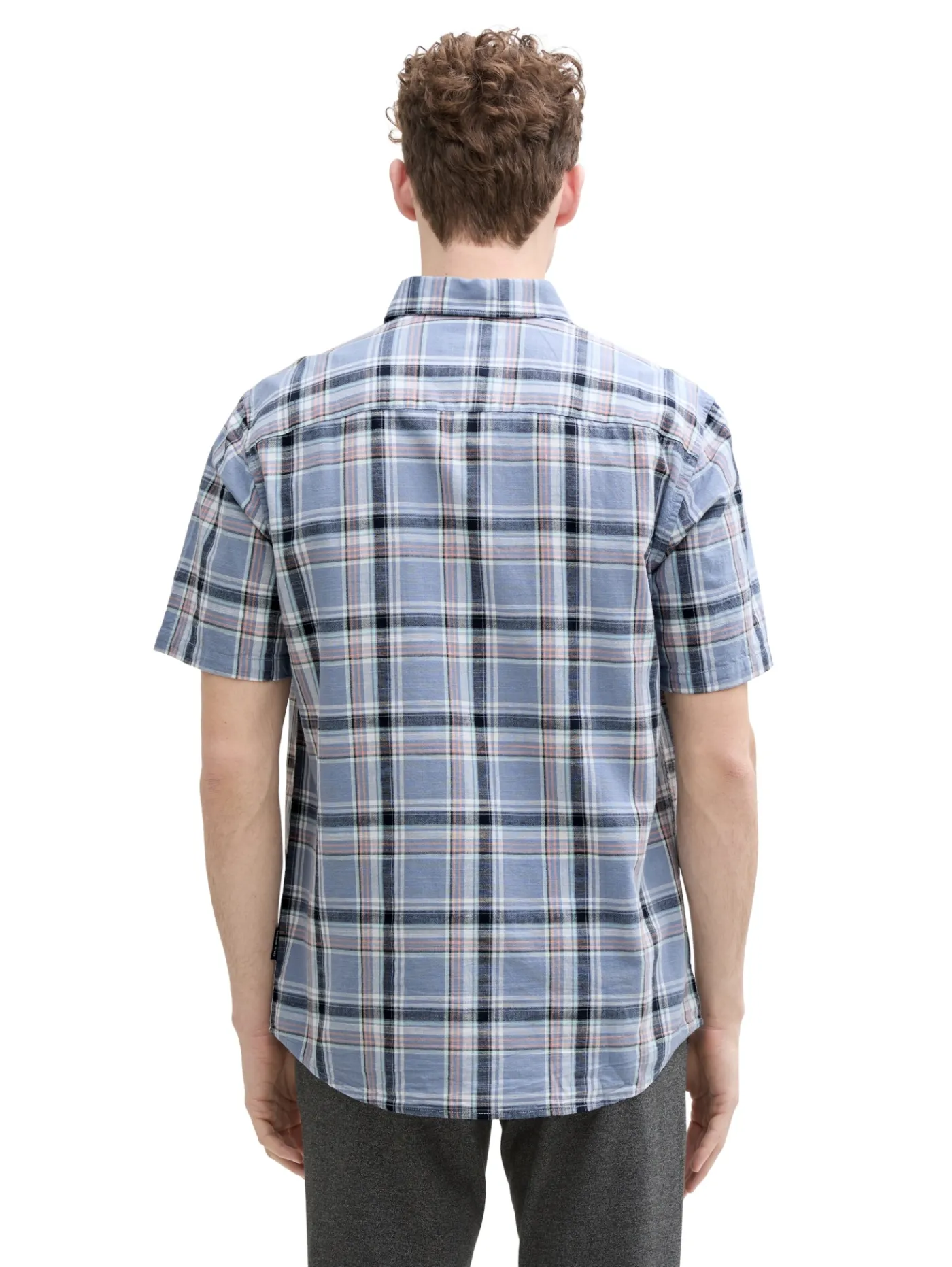 Regular Fit Kurzarmhemd mit Karomuster
