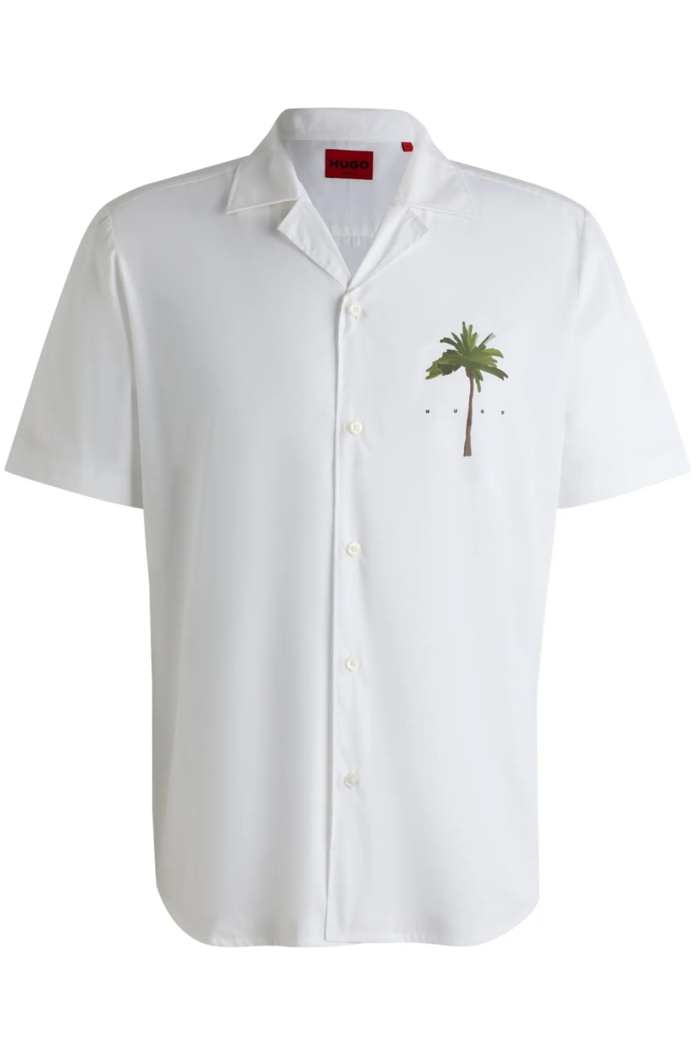 Relaxed-Fit Hemd aus Baumwolle mit Palmen-Print