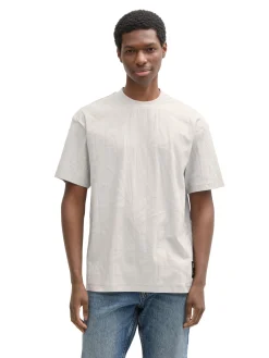 Relaxed Fit Jacquard T-Shirt