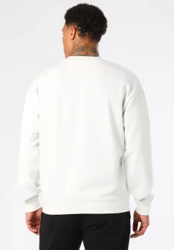 Relaxed-Fit Sweatshirt aus Baumwoll-Terry mit Doppel-Logo