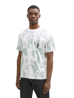 Relaxed Fit T-Shirt mit Allover-Print