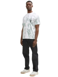 Relaxed Fit T-Shirt mit Allover-Print