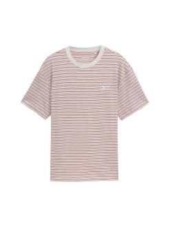 Relaxed Fit T-Shirt mit Streifenmuster