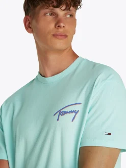Relaxed T-Shirt mit Grafik und Rückenlogo