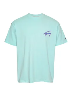 Relaxed T-Shirt mit Grafik und Rückenlogo