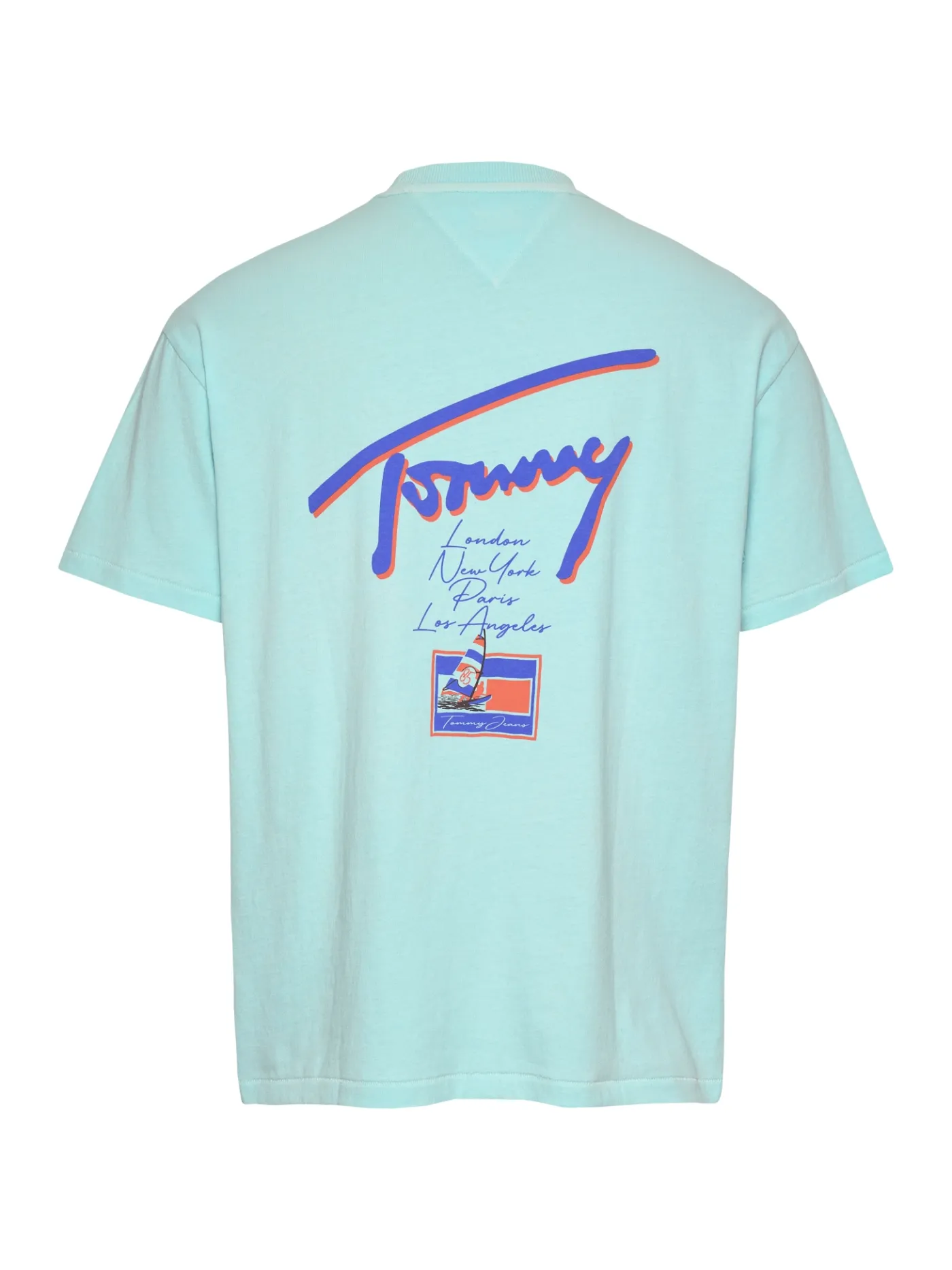 Relaxed T-Shirt mit Grafik und Rückenlogo