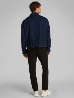 Relaxed Zip Jeansjacke