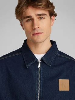 Relaxed Zip Jeansjacke