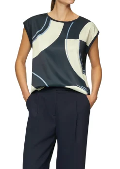 Ärmelloses Shirt im Fabricmix