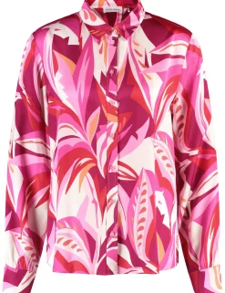 Satinierte Bluse