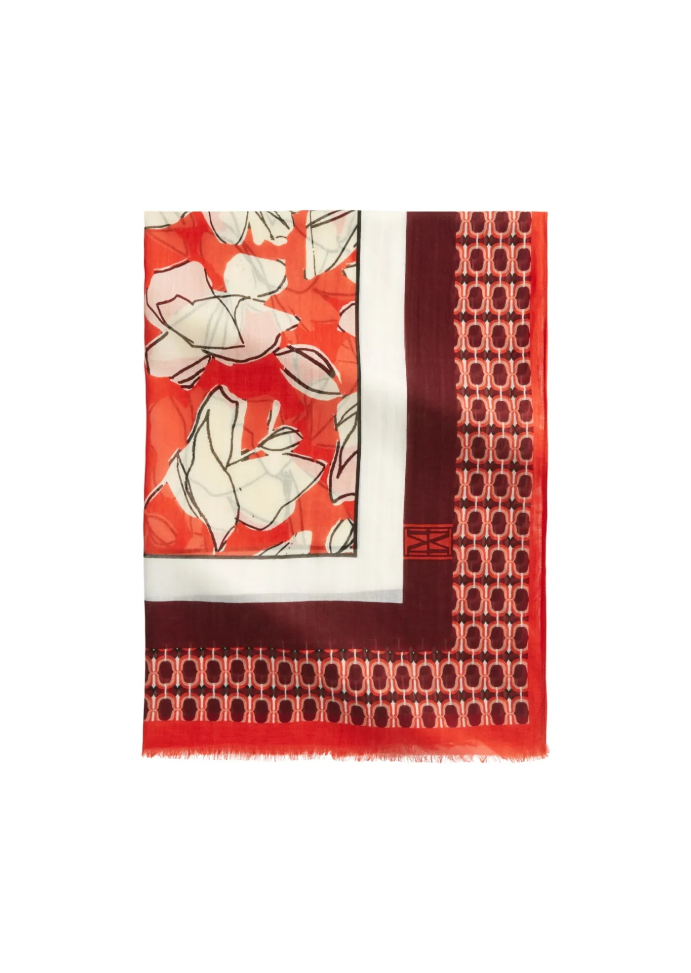 Schal mit Allover-Print