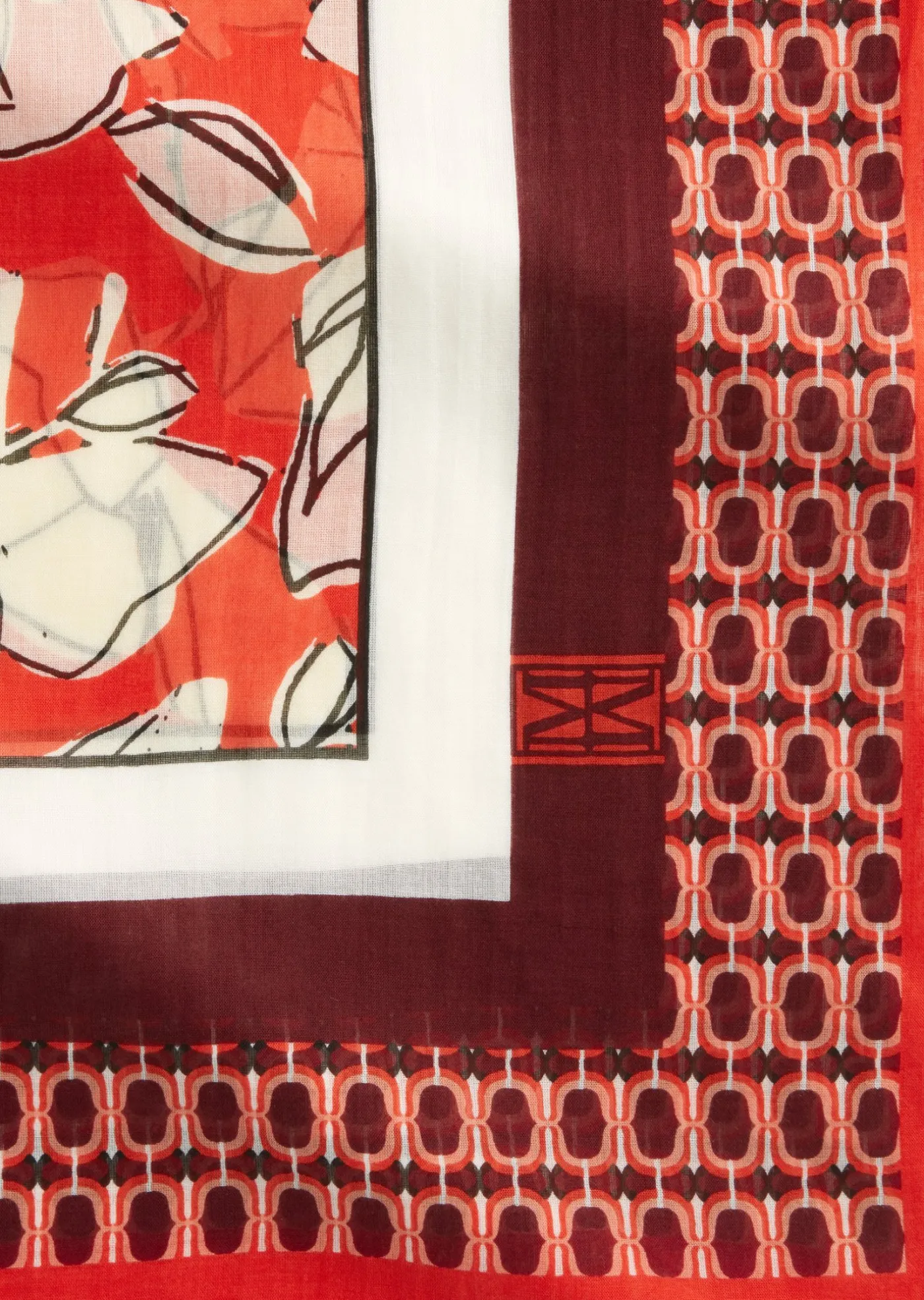 Schal mit Allover-Print