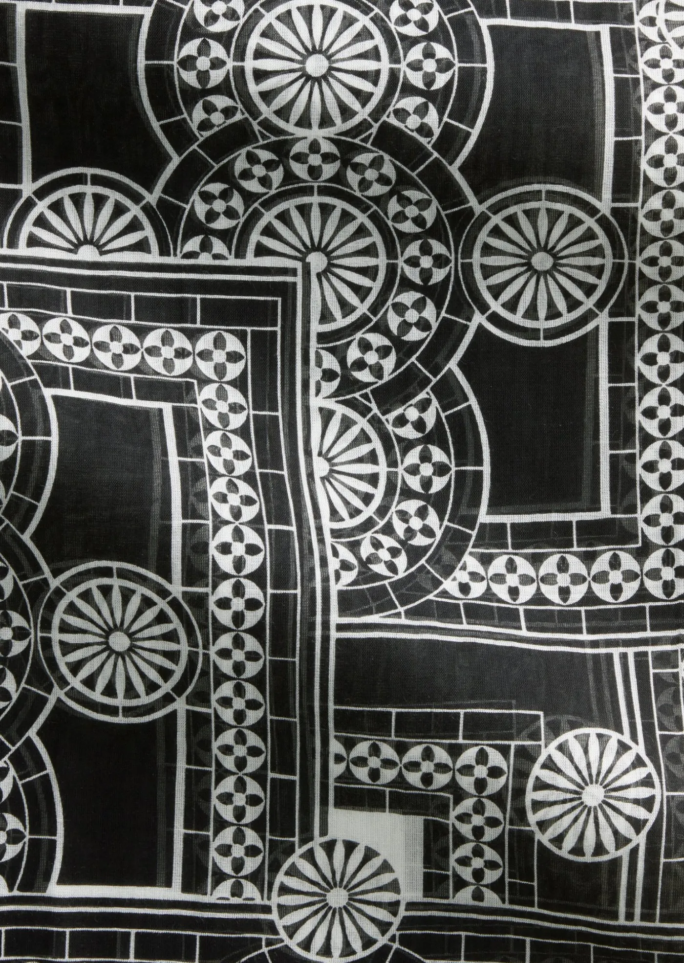 Schal mit Allover-Print mit TENCEL™ Lyocell