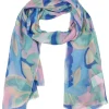 Schal mit floralem Print