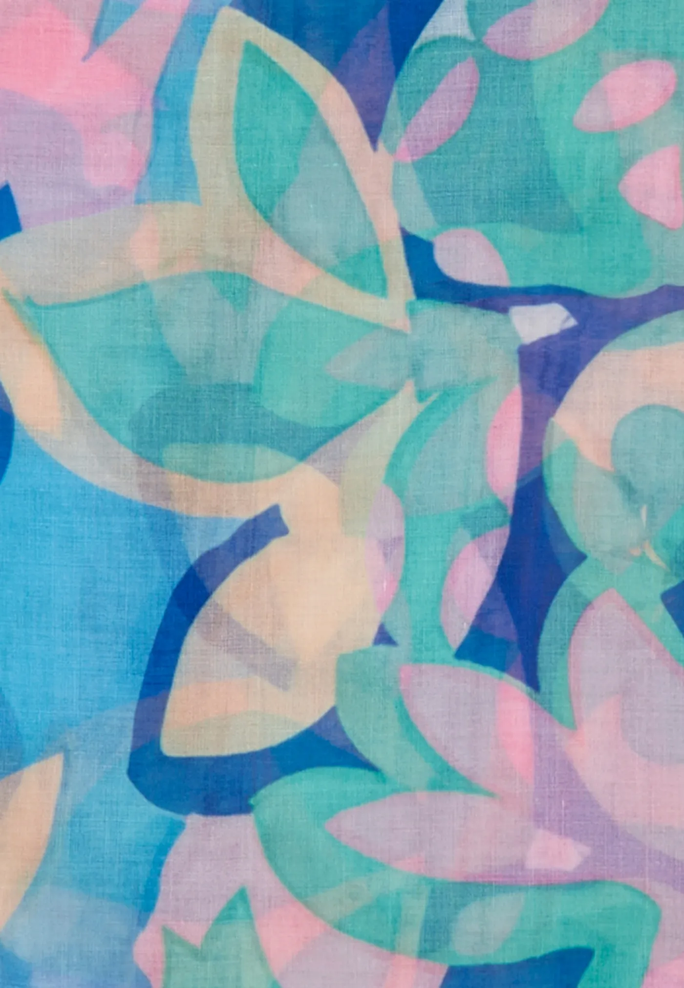 Schal mit floralem Print