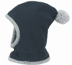 Schalmütze mit Pompon
