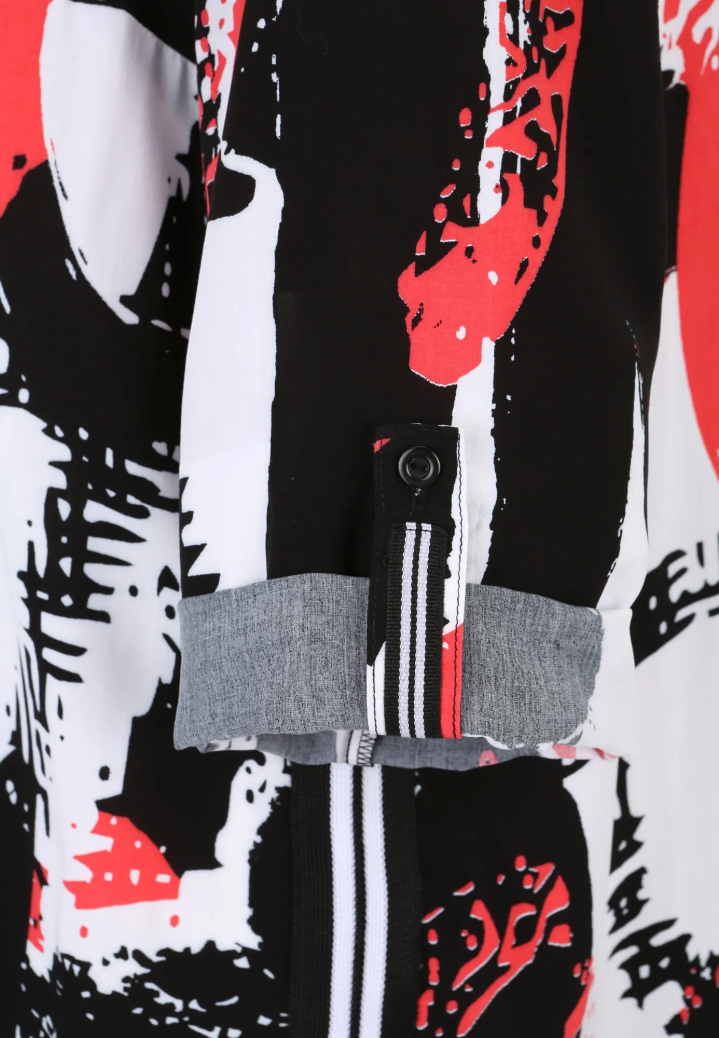 Schlupfbluse mit Allover-Muster