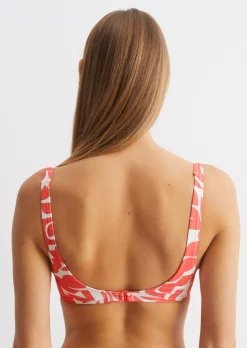 SCOOP-NECK-BIKINI-TOP MIT BÜGEL