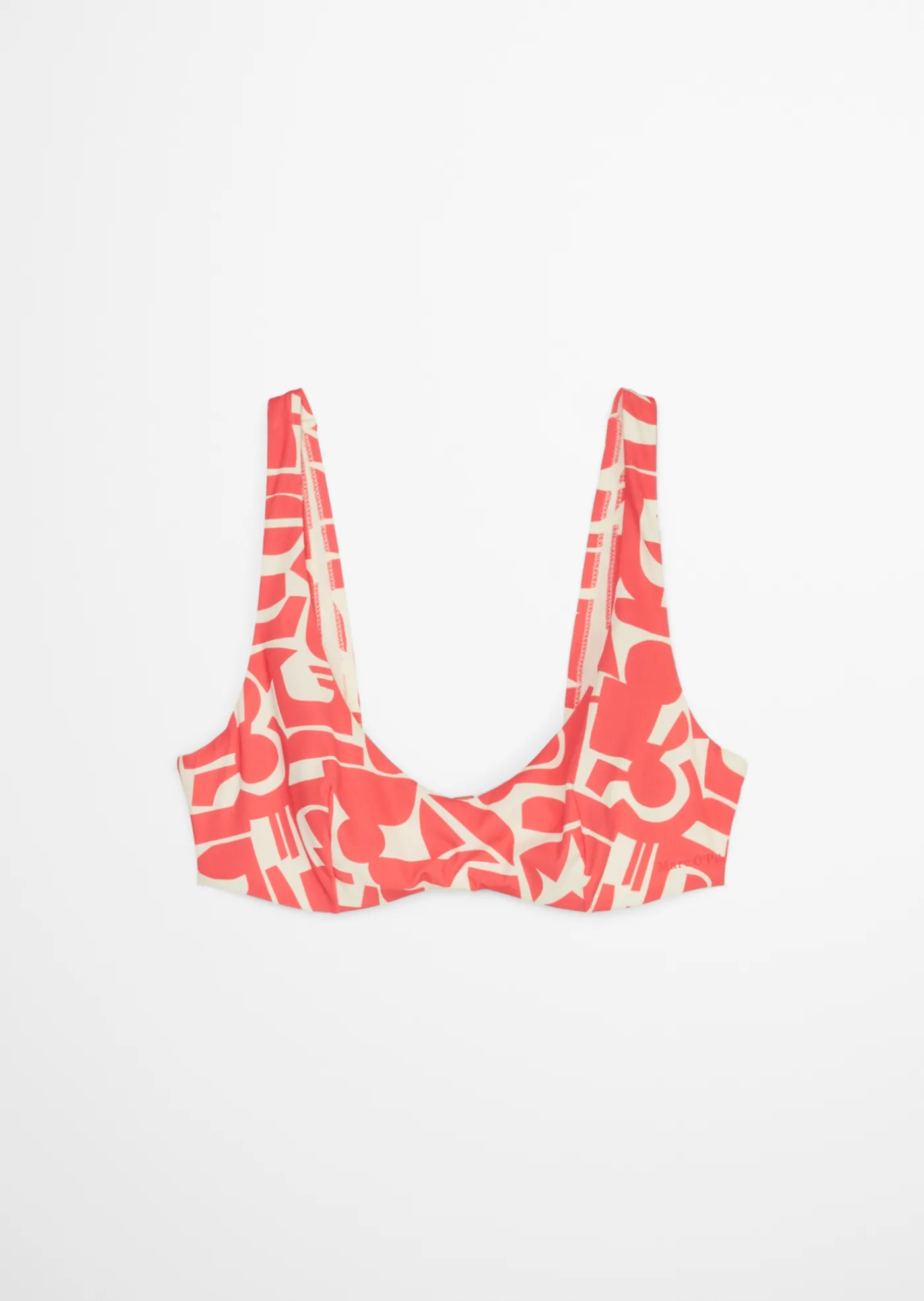 SCOOP-NECK-BIKINI-TOP MIT BÜGEL