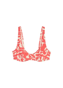 SCOOP-NECK-BIKINI-TOP MIT BÜGEL