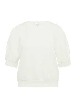 Scuba-Sweatshirt mit kurzen Ärmeln