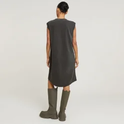 Seam Overdyed Shirtkleid