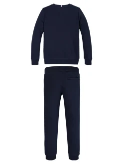 Set aus Sweatshirt und Jogginghose mit Logo