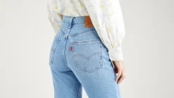 70's High Rise Slim Straight Jeans