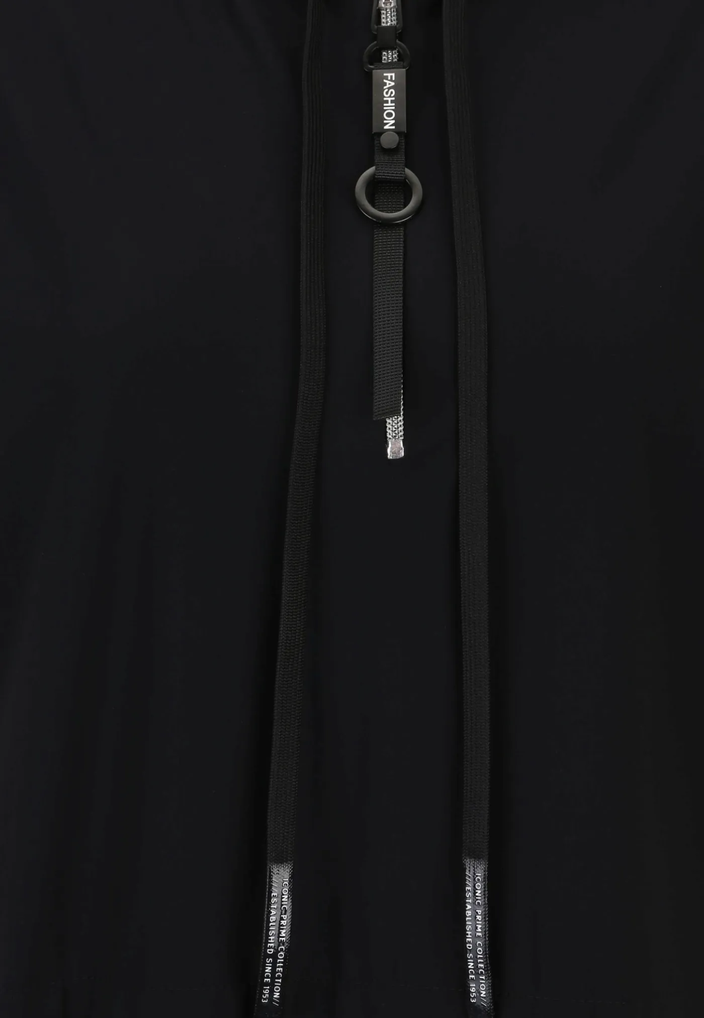 Shirt aus elastischer Wirkware mit Hoodie