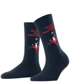 Skiing Santa Damen Socken