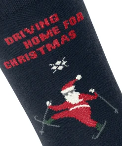Skiing Santa Damen Socken