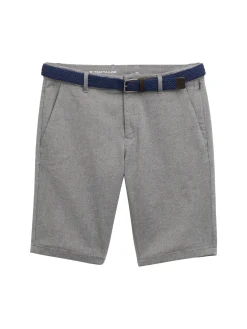 Slim Chino Shorts mit Gürtel