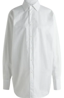 Slim-Fit Bluse aus Baumwolle mit Double-B-Monogramm