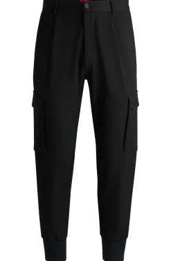 Slim-Fit Hose aus Stretch-Gabardine