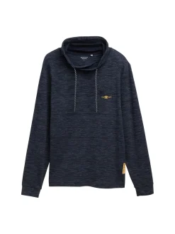Snood Langarmshirt mit Brusttasche