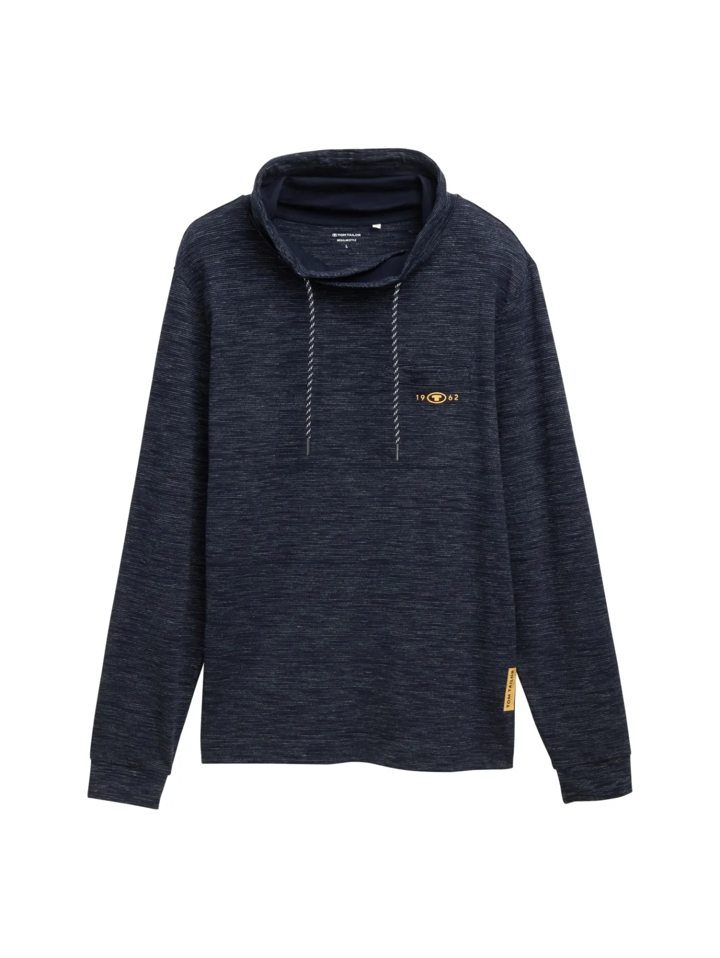 Snood Langarmshirt mit Brusttasche