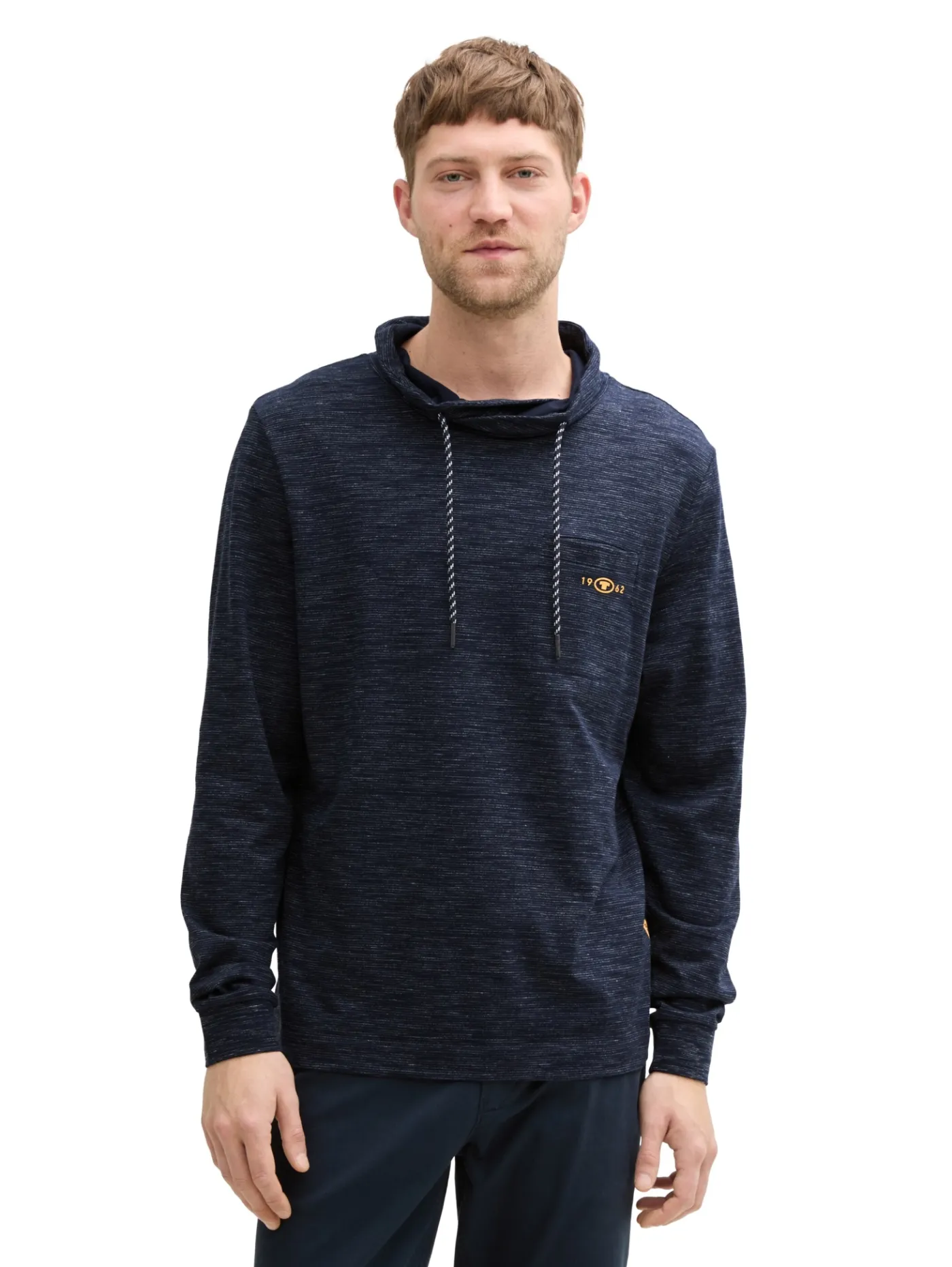 Snood Langarmshirt mit Brusttasche
