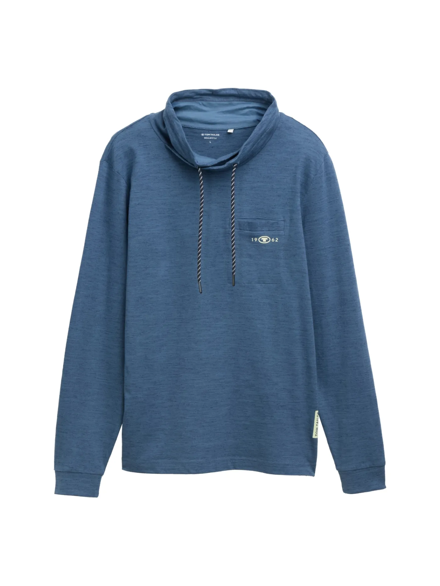 Snood Langarmshirt mit Brusttasche