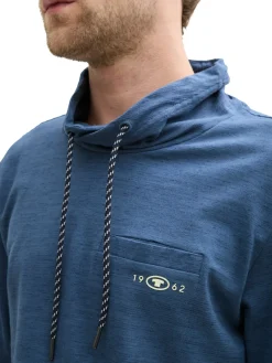 Snood Langarmshirt mit Brusttasche