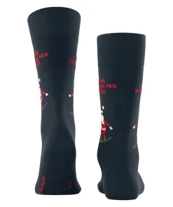 Snowboarding Santa Herren Socken