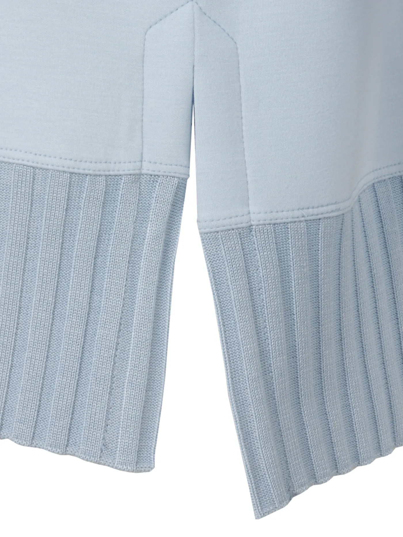 Softes Sweatshirt mit Strickbund