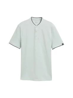 Stehkragen Poloshirt