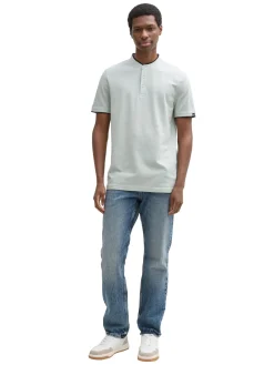 Stehkragen Poloshirt