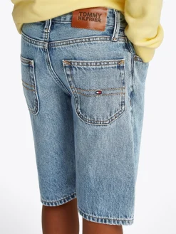 Straight Leg Jeansshorts