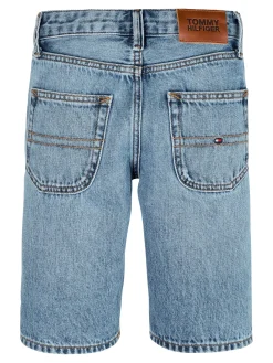 Straight Leg Jeansshorts